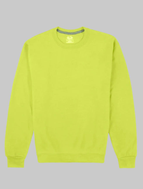 FRUIT OF THE LOOM EVERSOFT FLEECE CREW SWEATSHIRT